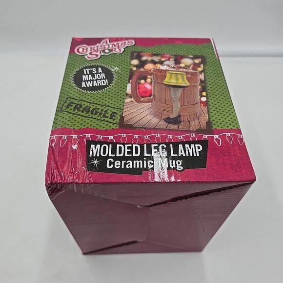 A Christmas Story Leg Lamp 29oz New Molded Ceramic Mug 3-D Cup Stein W/ Handle - Picture 6 of 8